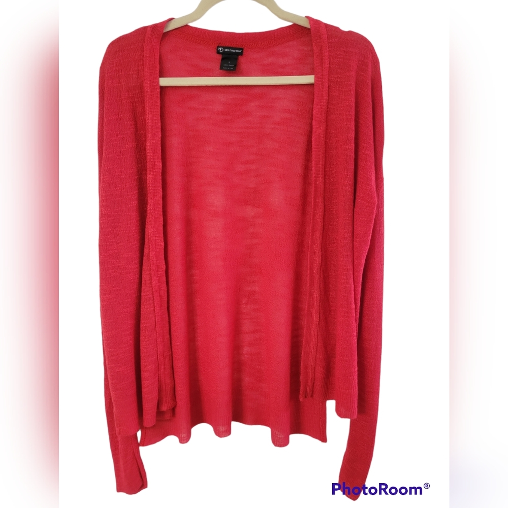 New Directions small red cardigan